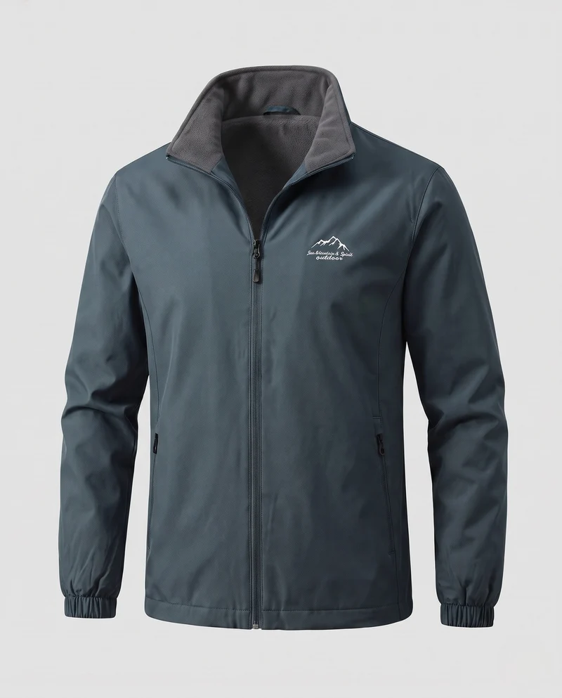 Herren Atmungsaktive Outdoor-Jacke Nord Taschen