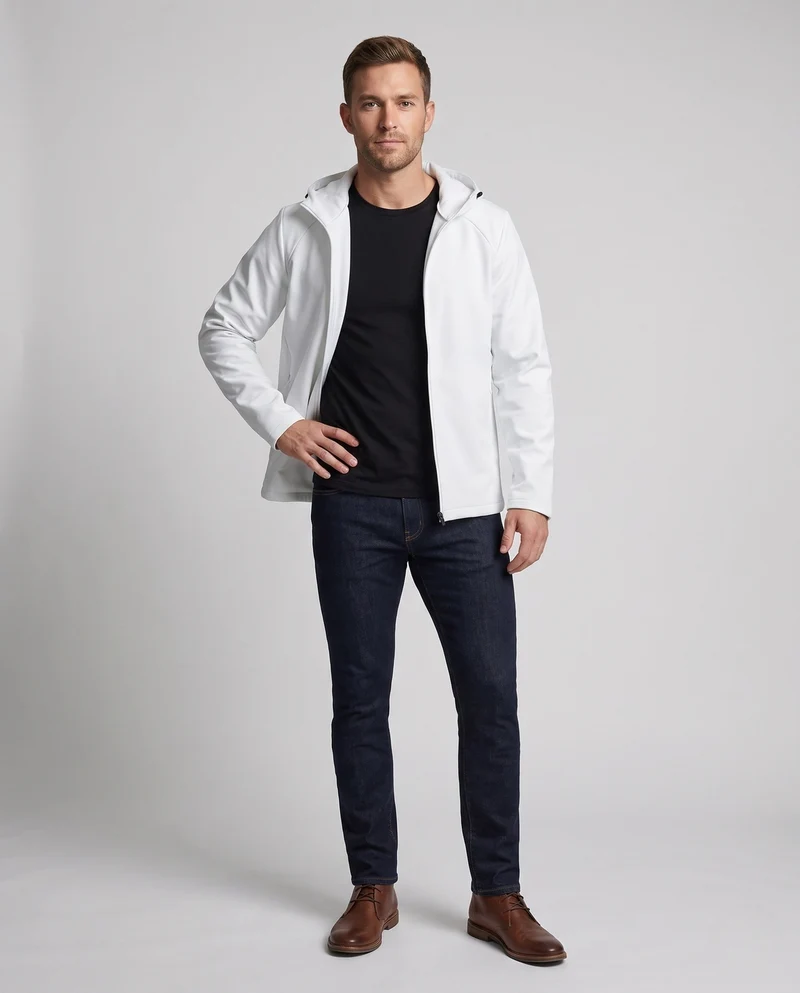 Herren Atmungsaktive Softshelljacke Nord Taschen
