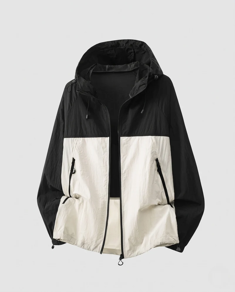 Herren Atmungsaktive Windjacke Nord Taschen
