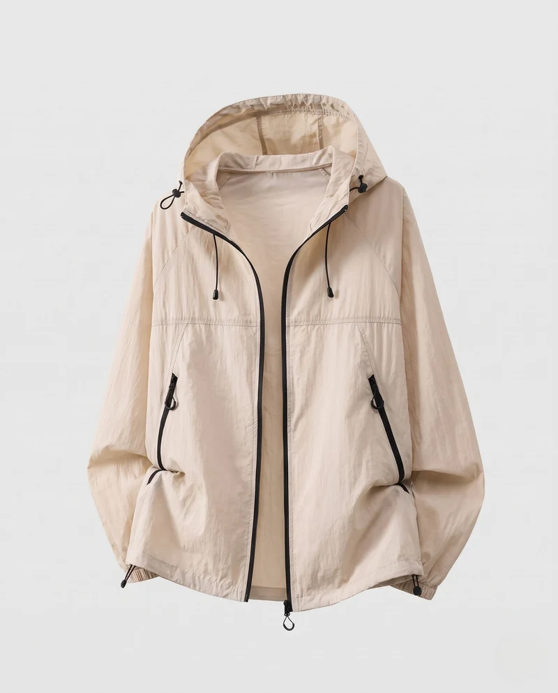 Herren Atmungsaktive Windjacke Nord Taschen