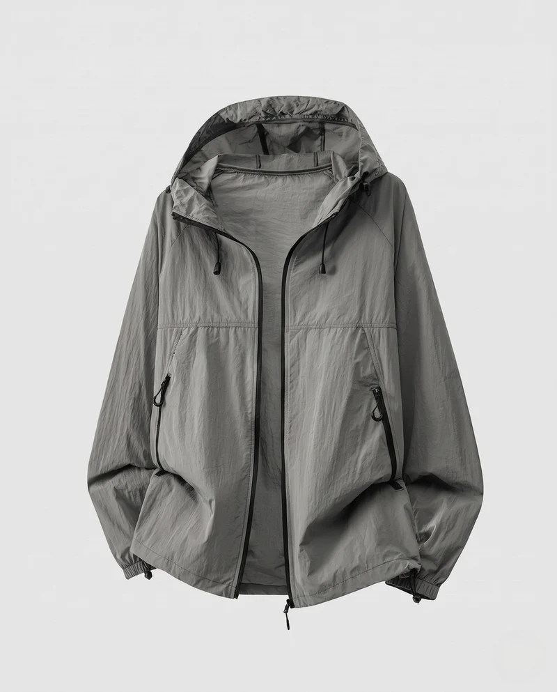 Herren Atmungsaktive Windjacke Nord Taschen
