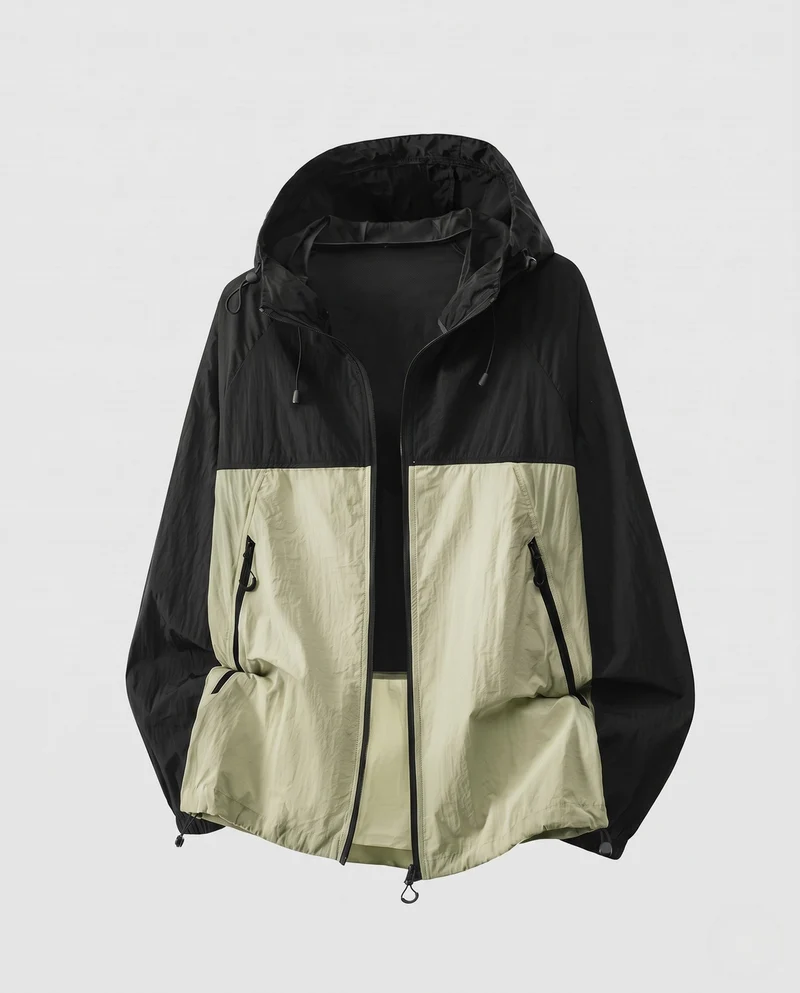Herren Atmungsaktive Windjacke Nord Taschen