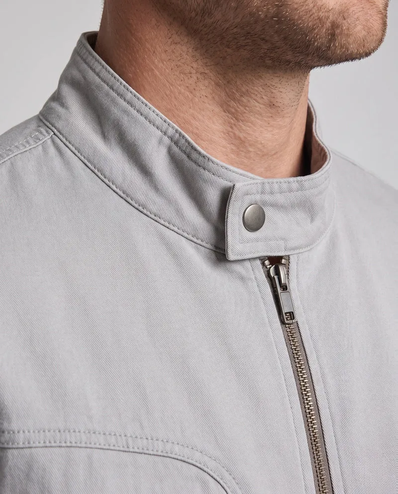 Herren Freizeitjacke mit hochschließendem Kragen und praktischen Ziertaschen Nord Taschen