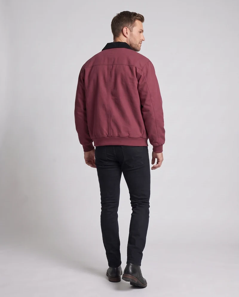 Herren Freizeitjacke mit hohem Kragen und praktischen Taschen Nord Taschen