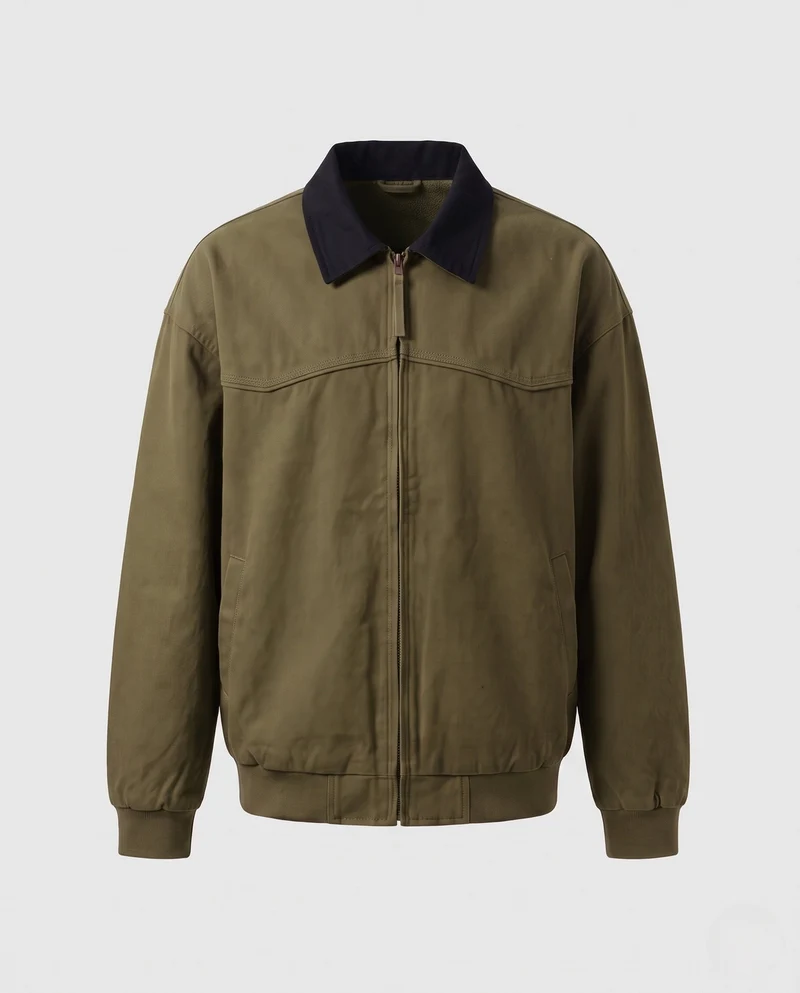 Herren Freizeitjacke mit hohem Kragen und praktischen Taschen Nord Taschen