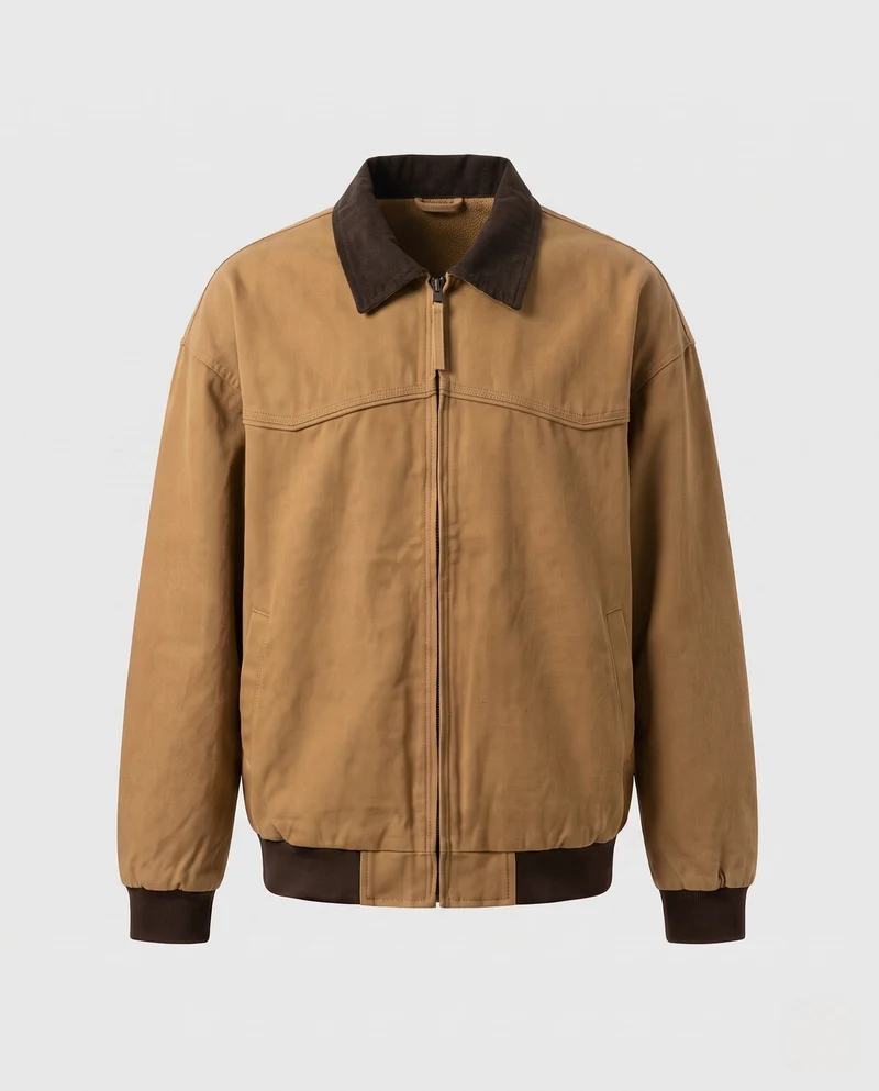 Herren Freizeitjacke mit hohem Kragen und praktischen Taschen Nord Taschen