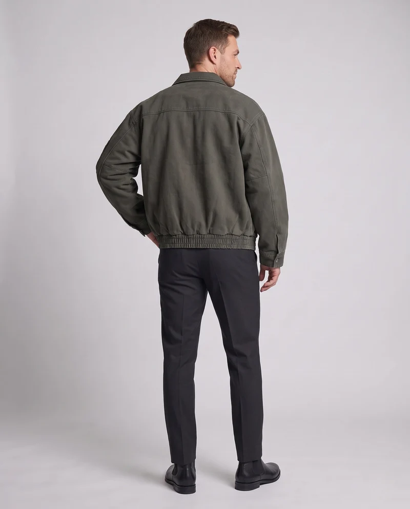 Herren Freizeitjacke mit multifunktionalen Reißverschlusstaschen Nord Taschen