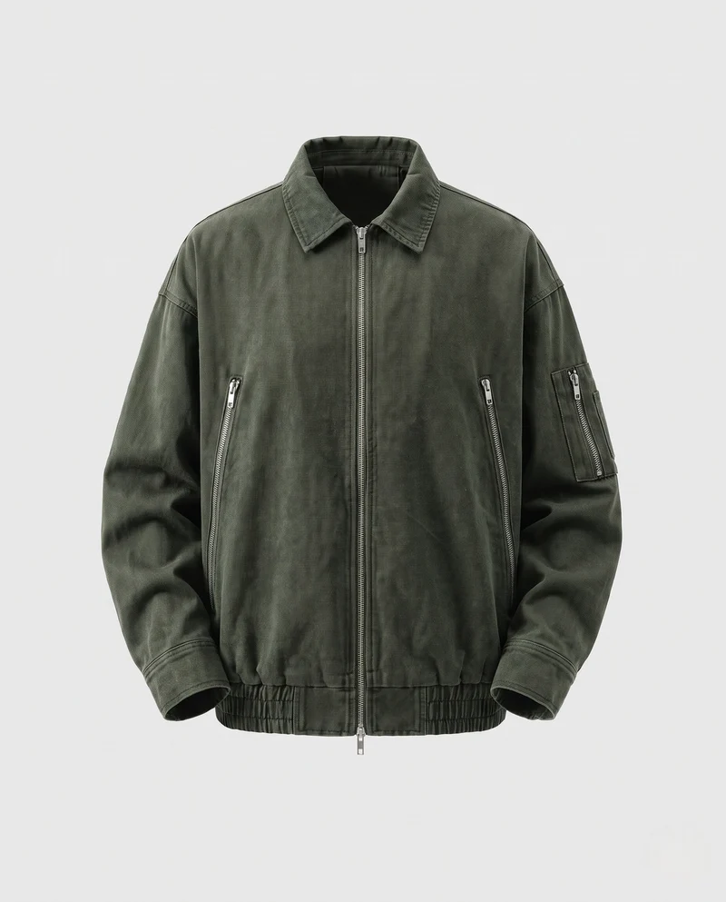 Herren Freizeitjacke mit multifunktionalen Reißverschlusstaschen Nord Taschen