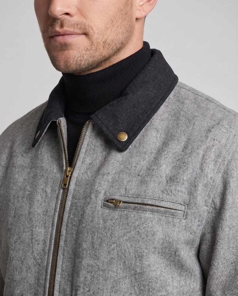 Herren Freizeitjacke mit weichem Fleece-Futter Nord Taschen
