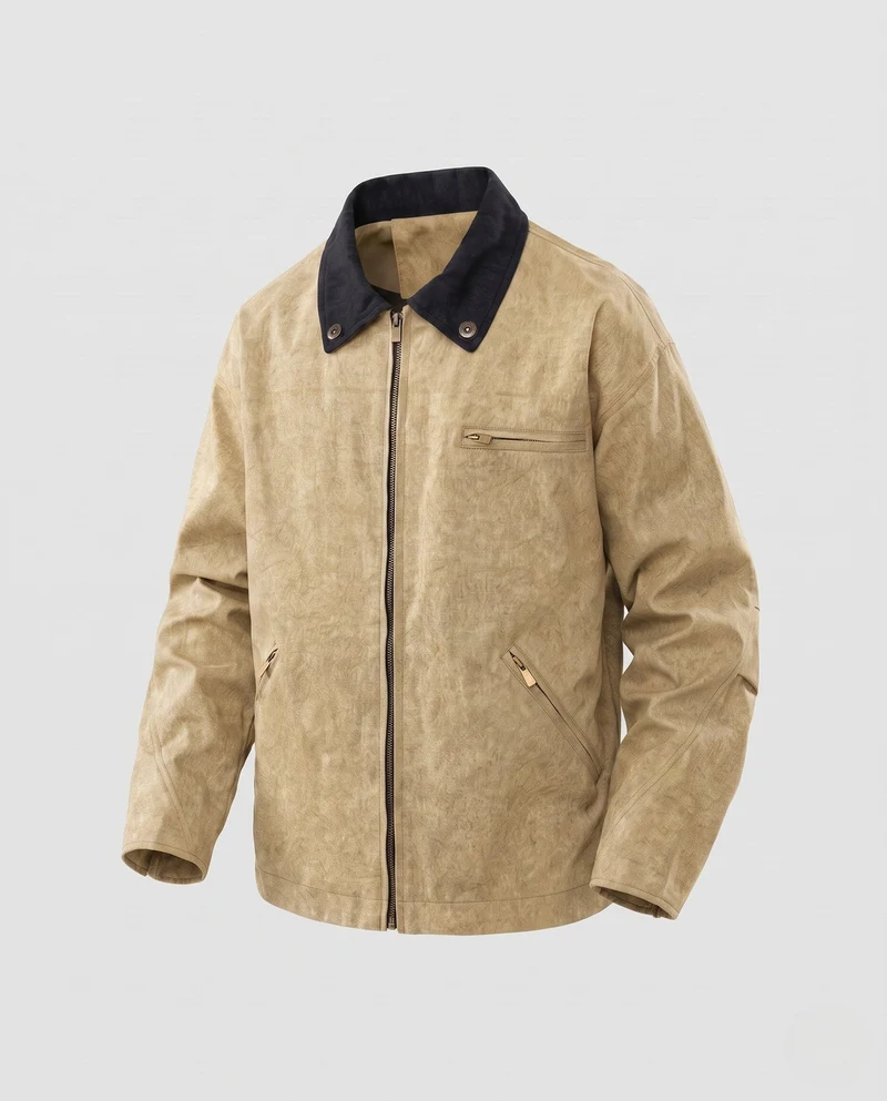 Herren Freizeitjacke mit weichem Fleece-Futter Nord Taschen