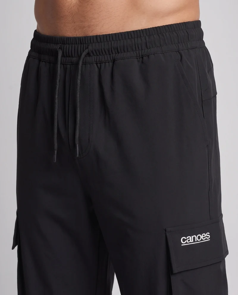 Herren Modische Cargo-Hose mit bequemen Bund Nord Taschen