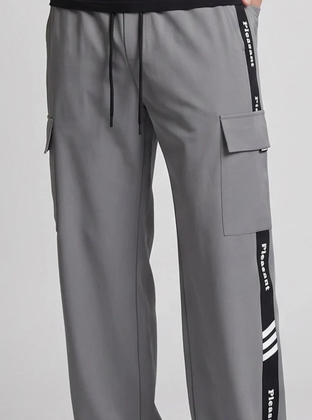 Herren Modische Cargo-Hose mit elastischem Bund Nord Taschen