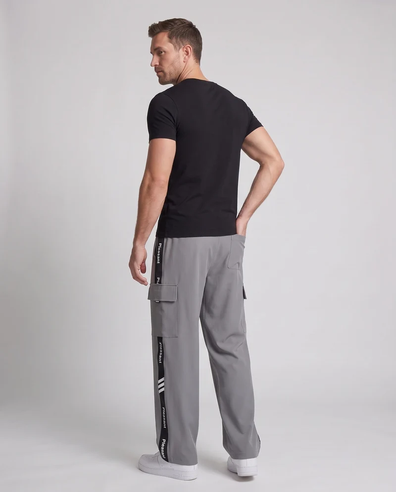 Herren Modische Cargo-Hose mit elastischem Bund Nord Taschen