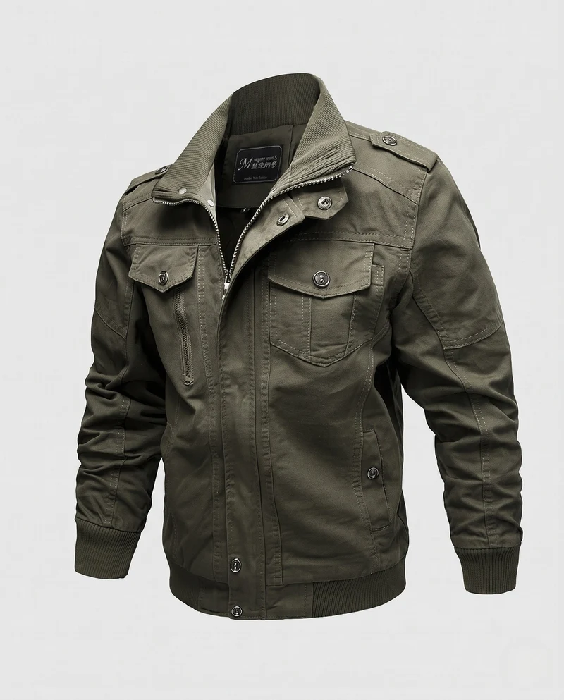 Herren Robuste und stilvolle Frühjahrjacke Nord Taschen