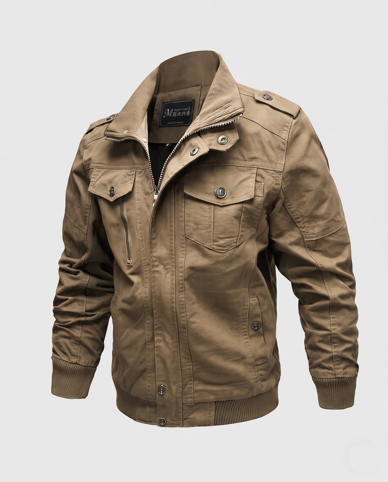 Herren Robuste und stilvolle Frühjahrjacke Nord Taschen