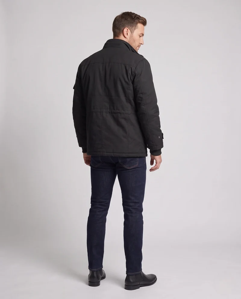 Herren robuste und stylische Feldjacke Nord Taschen
