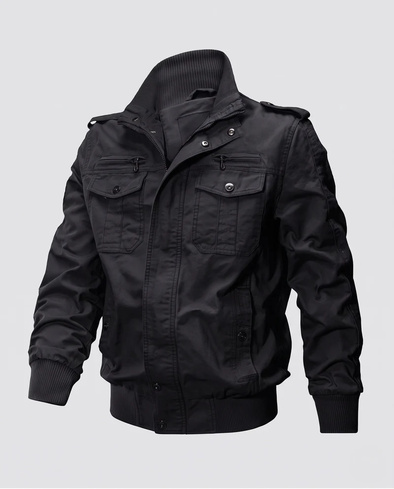 Herren stilvolle Utility-Jacke Nord Taschen