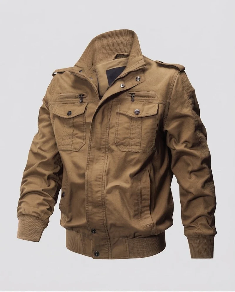 Herren stilvolle Utility-Jacke Nord Taschen