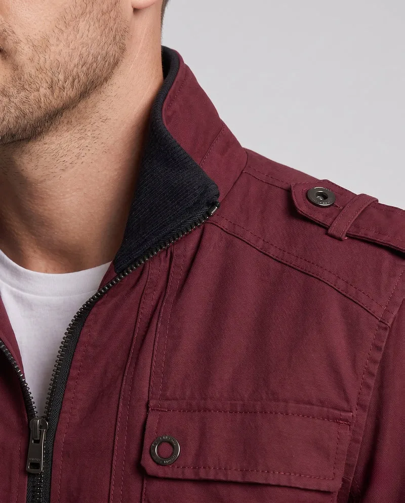 Herren Stylische Feldjacke mit praktischen Taschen Nord Taschen
