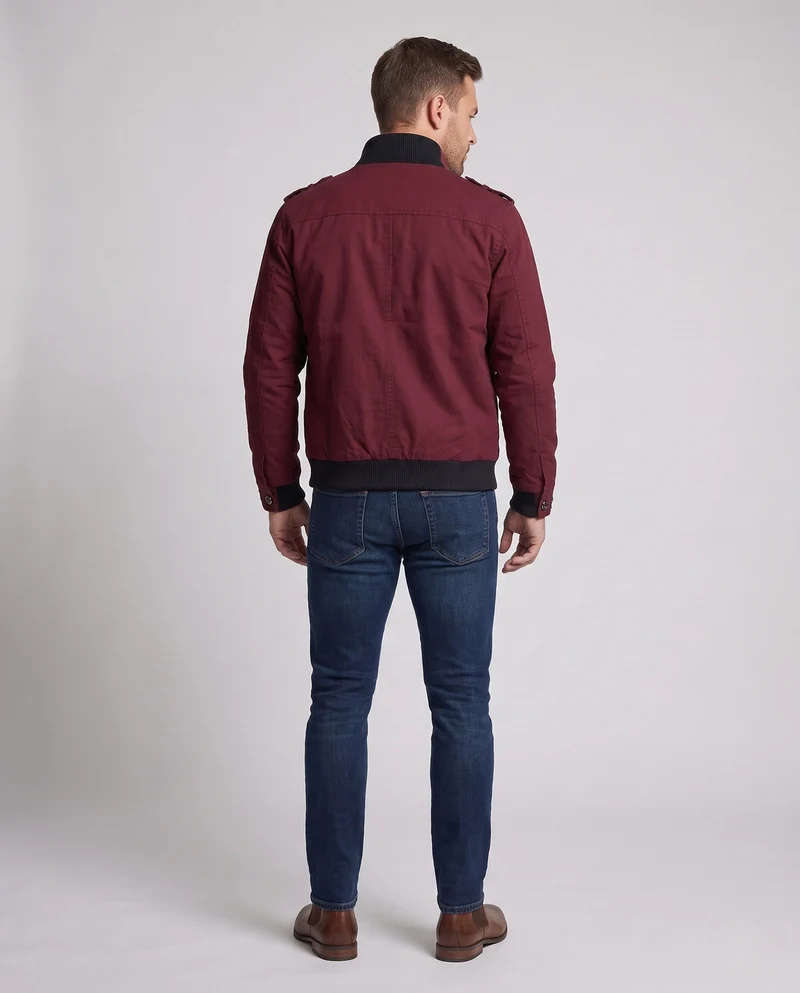 Herren Stylische Feldjacke mit praktischen Taschen Nord Taschen