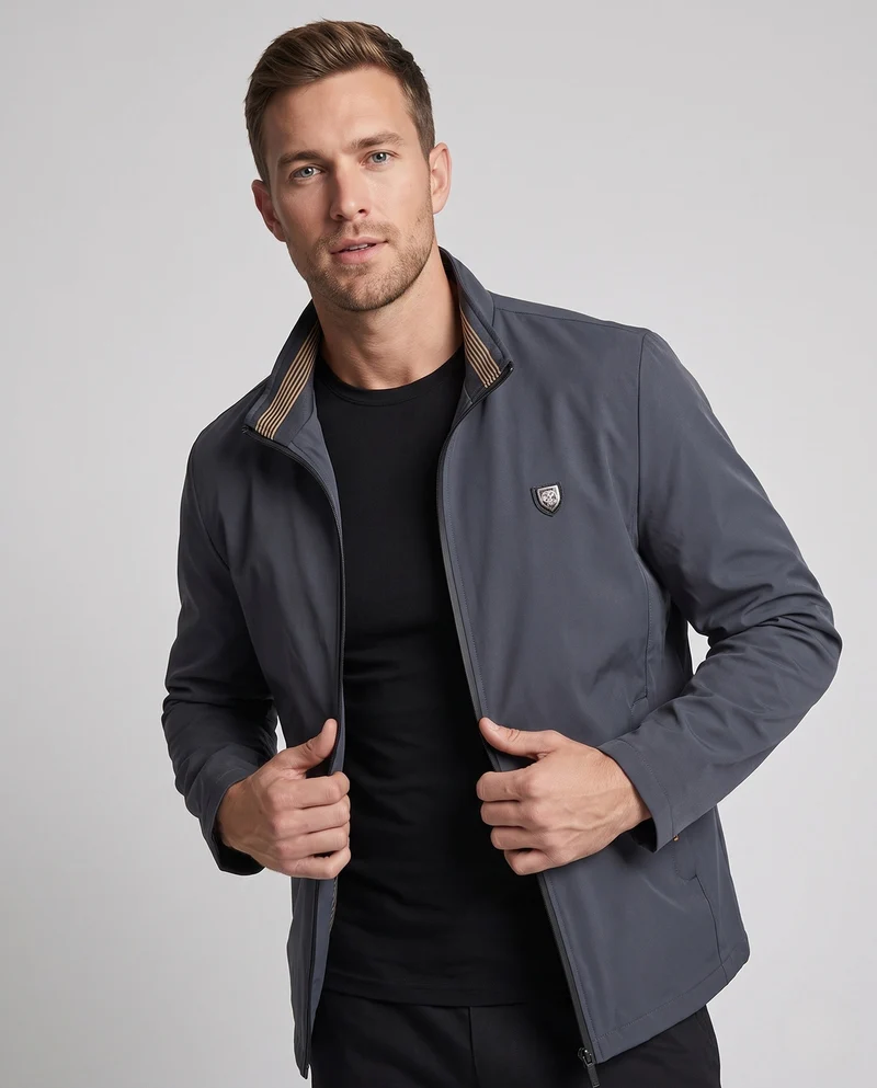Herren Winddichte Sportjacke Nord Taschen