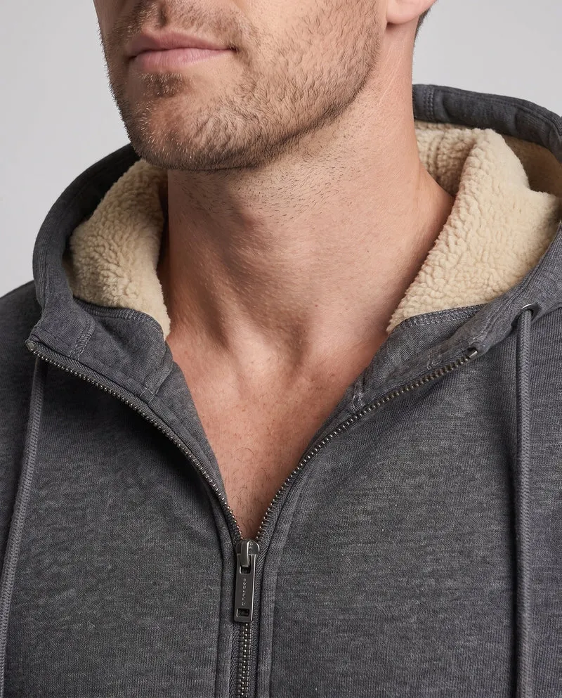 Herren Hoodie Sweat-Set mit Teddy-Futter, Reißverschlusstaschen und elastischem Bund Nord Taschen