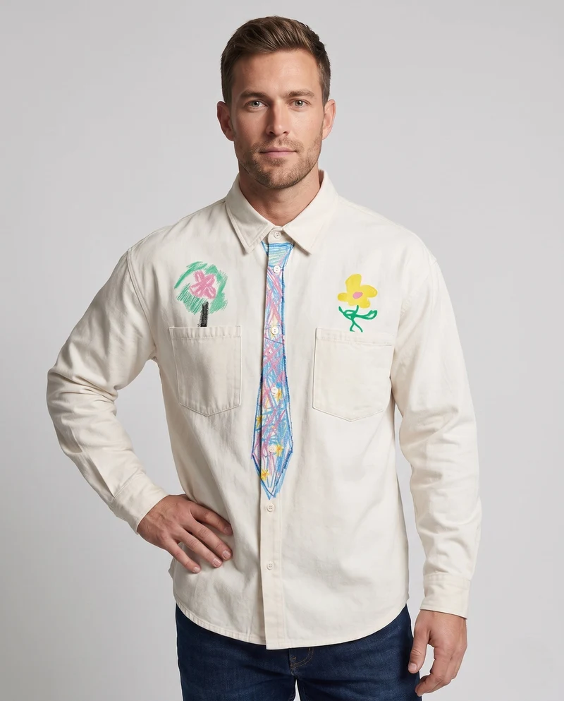 Unisex Kreatives Langarmshirt Nord Taschen