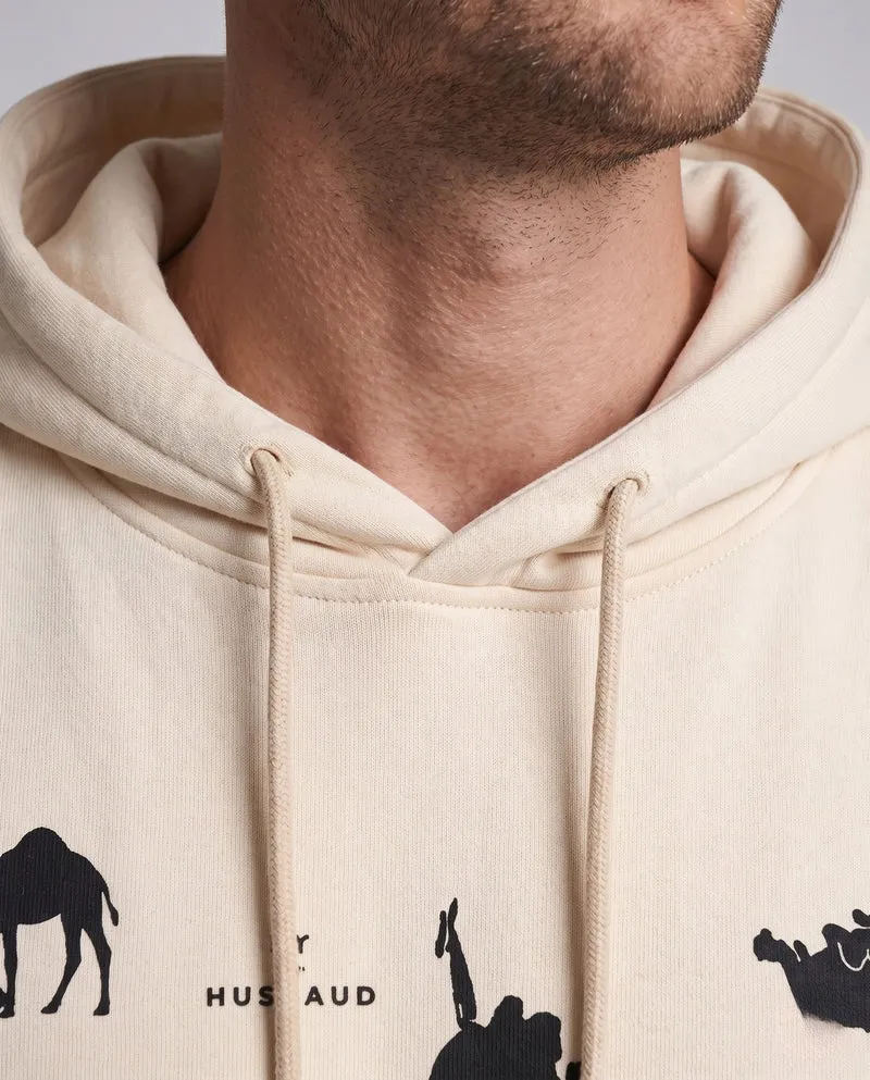 Unisex Übergröße Hoodie mit kreativem Druck Nord Taschen