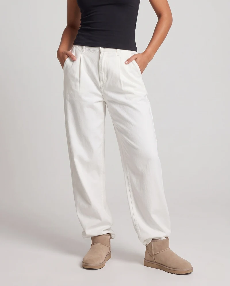 Unisex Weite Baumwollhose Nord Taschen