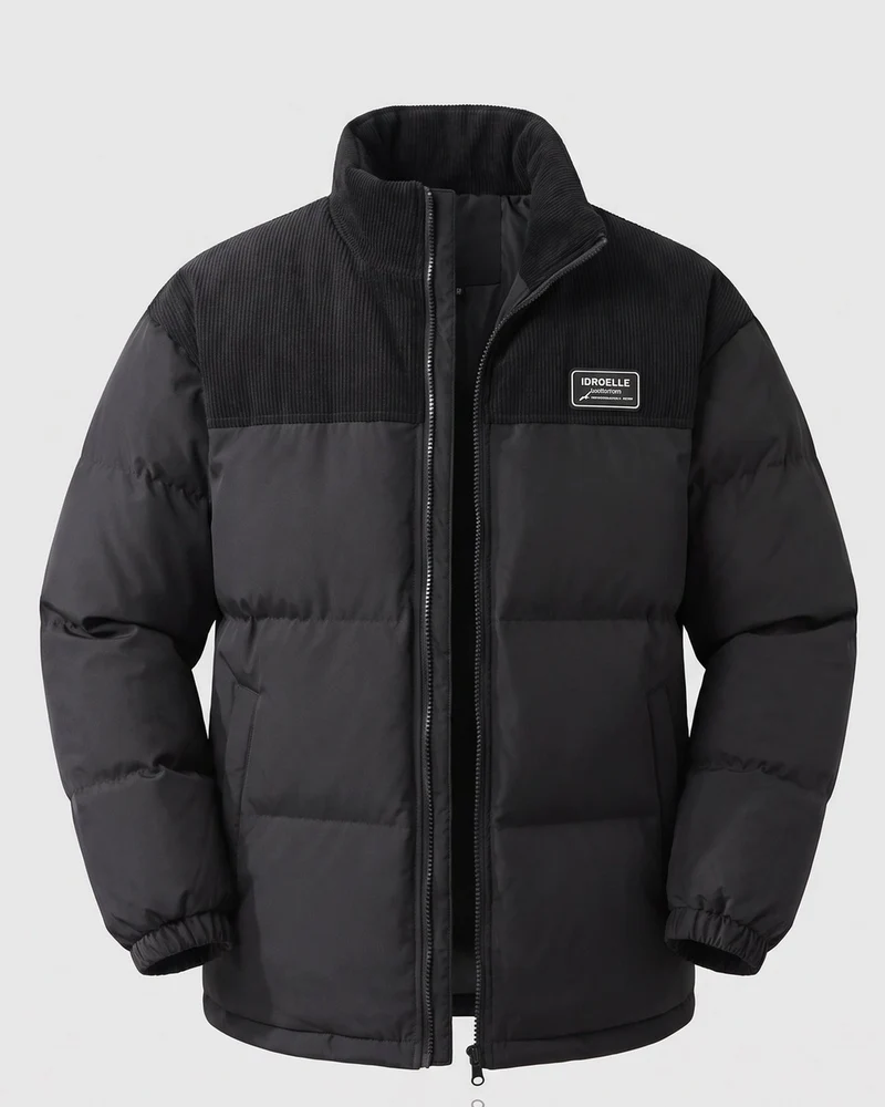 Herren Bequeme und stilvolle Steppjacke Nord Taschen