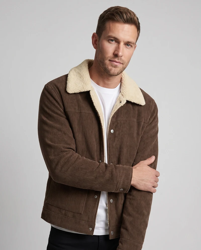 Herren Cordjacke im stylischen Schnitt Nord Taschen
