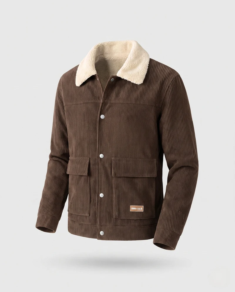 Herren Cordjacke im stylischen Schnitt Nord Taschen
