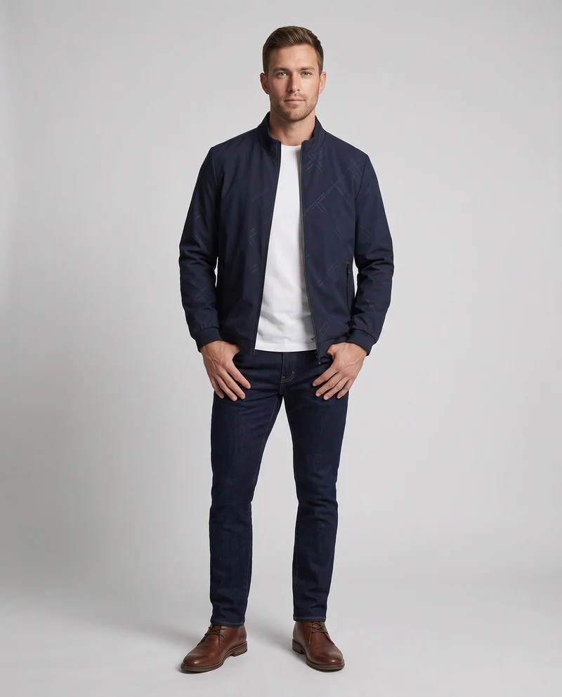 Herren Elegante Freizeitjacke Nord Taschen
