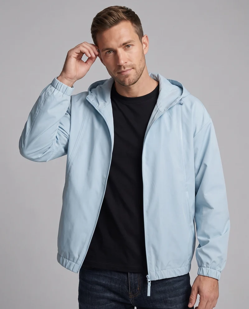 Herren Funktionale Kapuzenjacke Nord Taschen