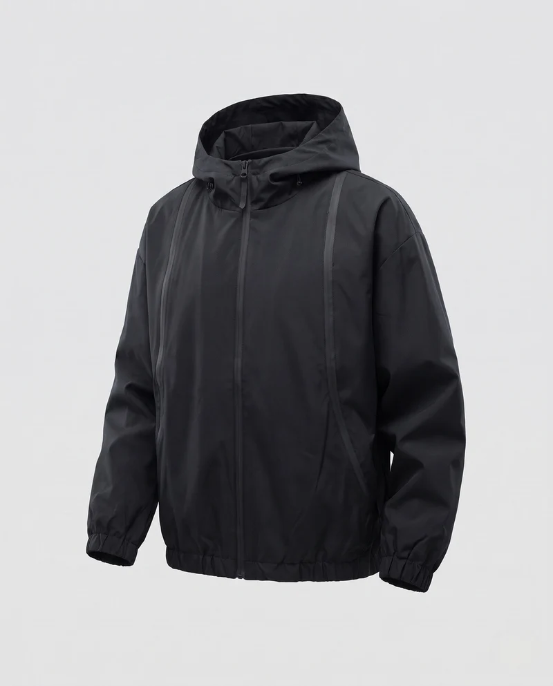 Herren Funktionale Kapuzenjacke Nord Taschen