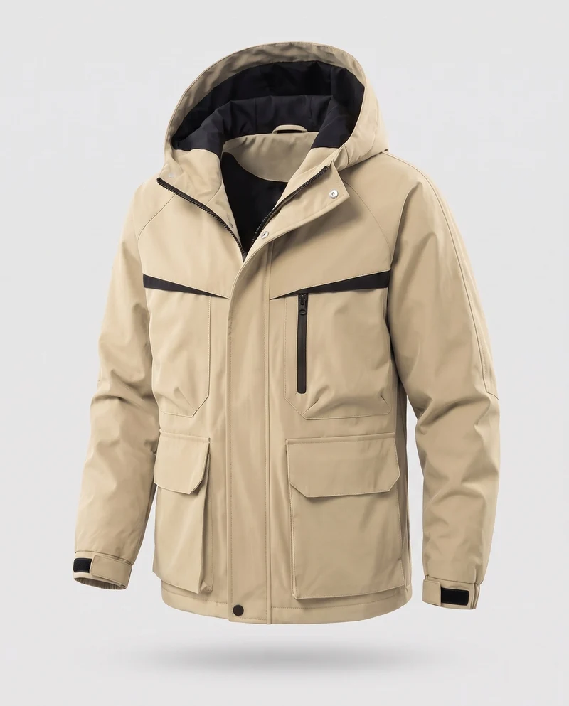Herren Funktionale Outdoor-Jacke Nord Taschen 1788321983