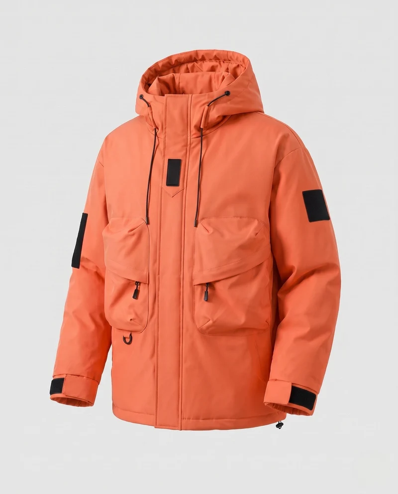 Herren Funktionale Outdoorjacke mit großzügigen Taschen Nord Taschen