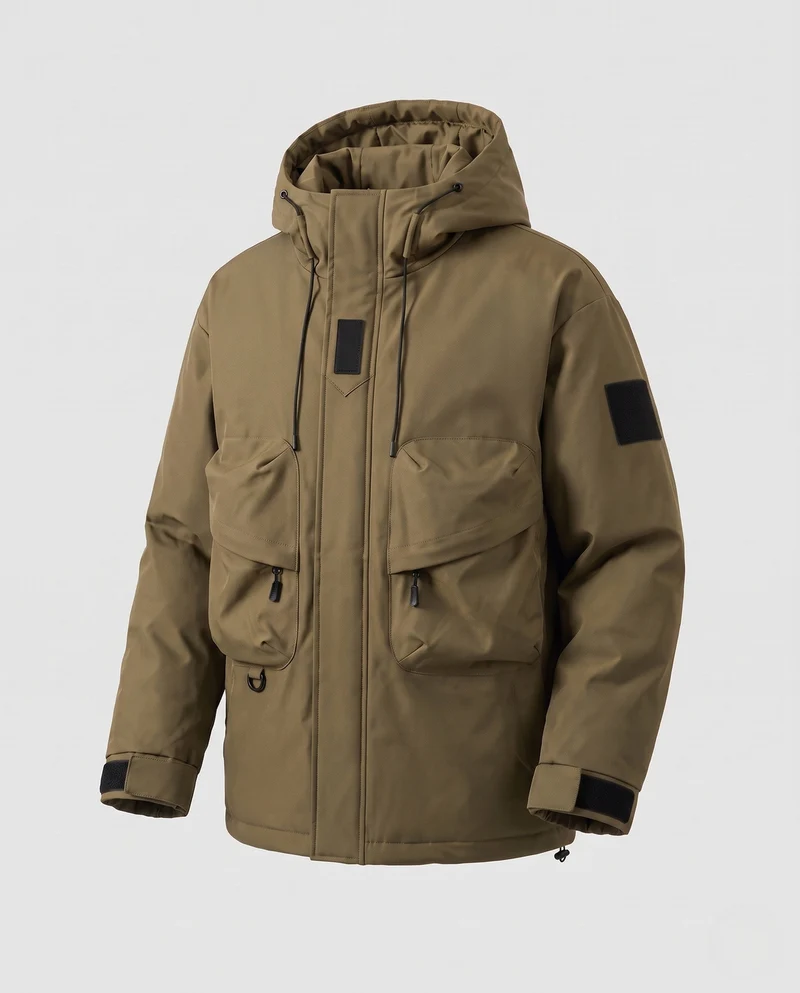 Herren Funktionale Outdoorjacke mit großzügigen Taschen Nord Taschen