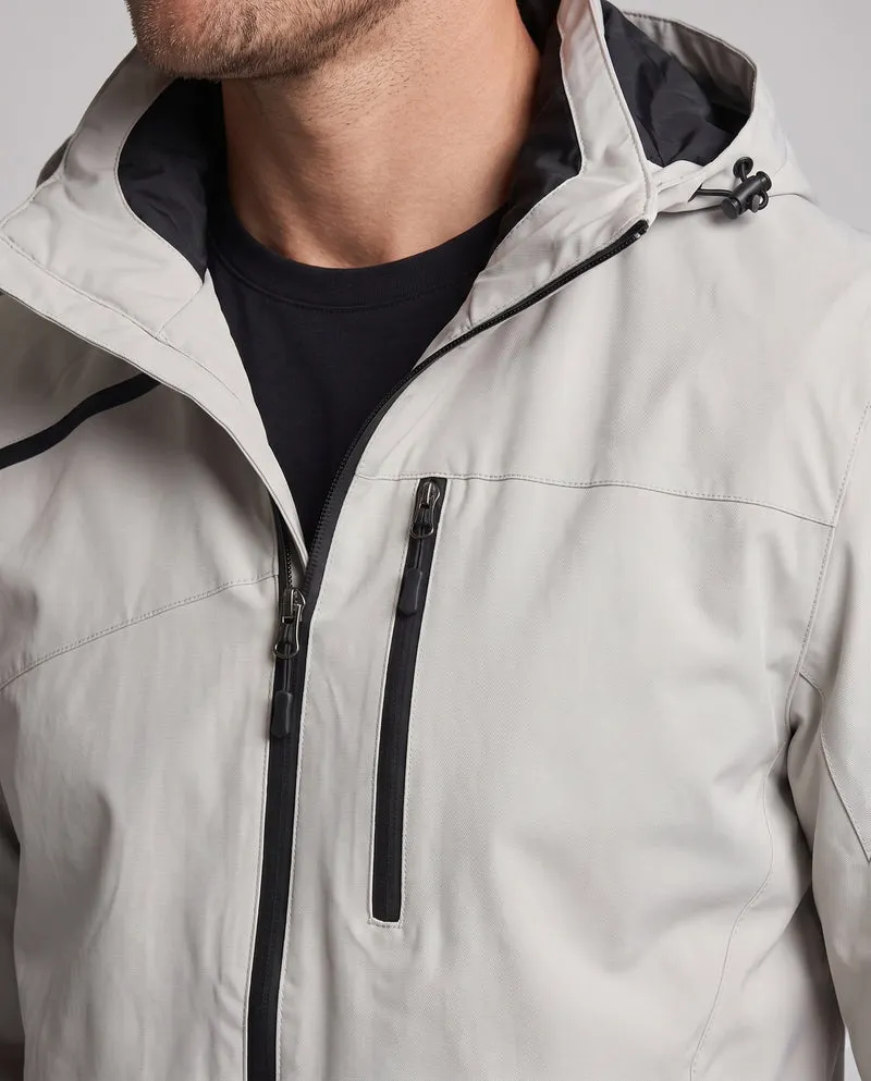 Herren Funktionale Regenjacke Nord Taschen