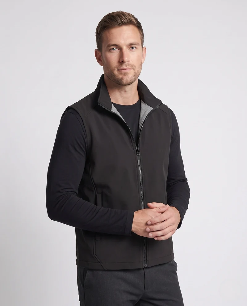 Herren Funktionale Softshell-Weste Nord Taschen