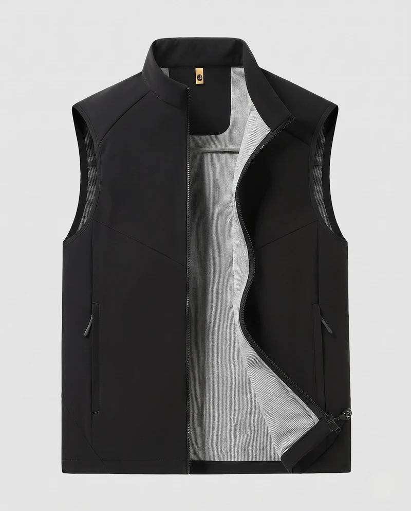 Herren Funktionale Softshell-Weste Nord Taschen