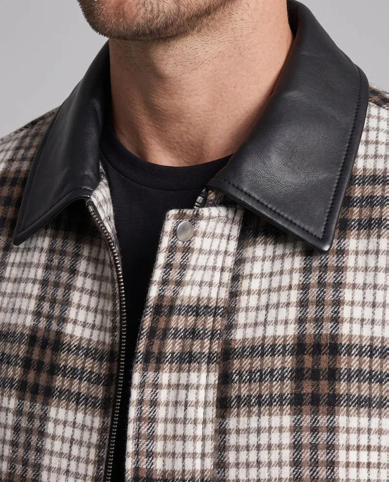 Herren Modische Karojacke Nord Taschen