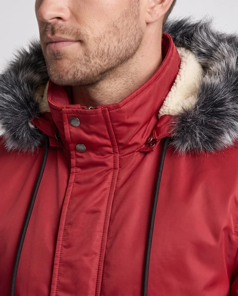 Herren Winterjacke mit Fleecefutter Nord Taschen