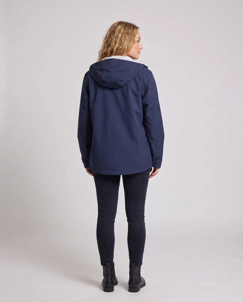 Damen Atmungsaktive Regenjacke Nord Taschen