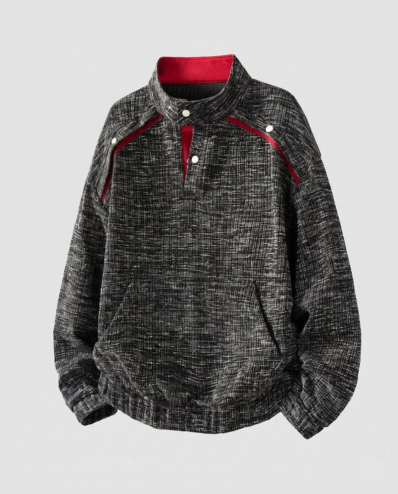 Damen Bequeme Sweatjacke mit praktischem Hochkragen Nord Taschen