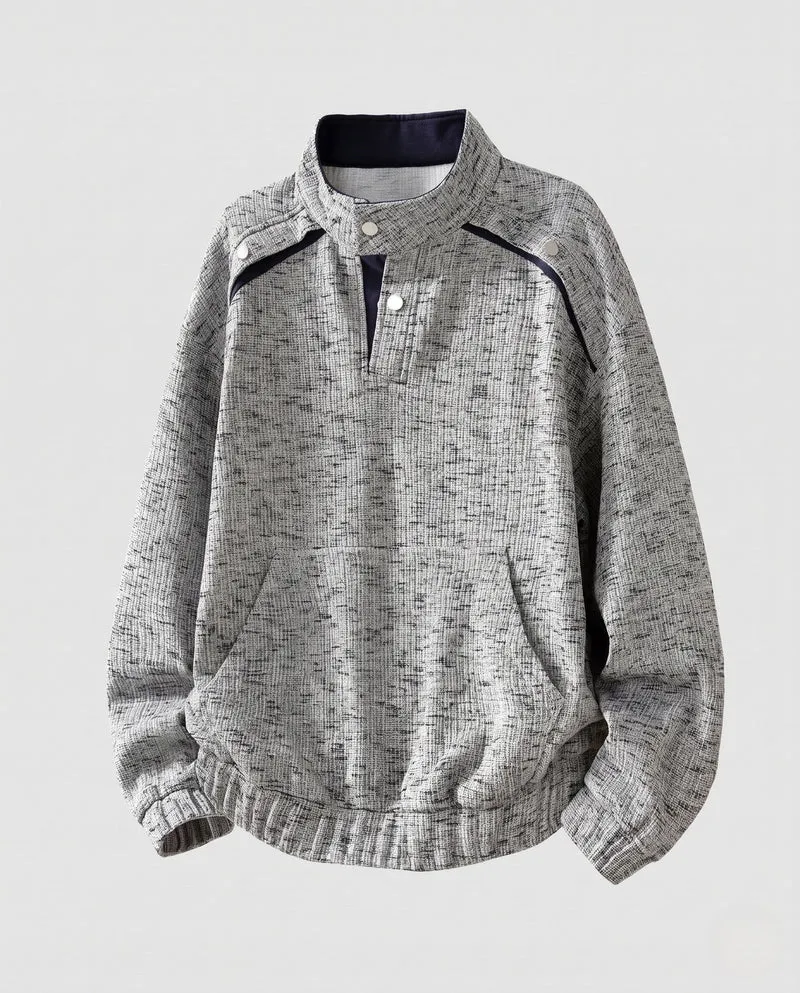 Damen Bequeme Sweatjacke mit praktischem Hochkragen Nord Taschen