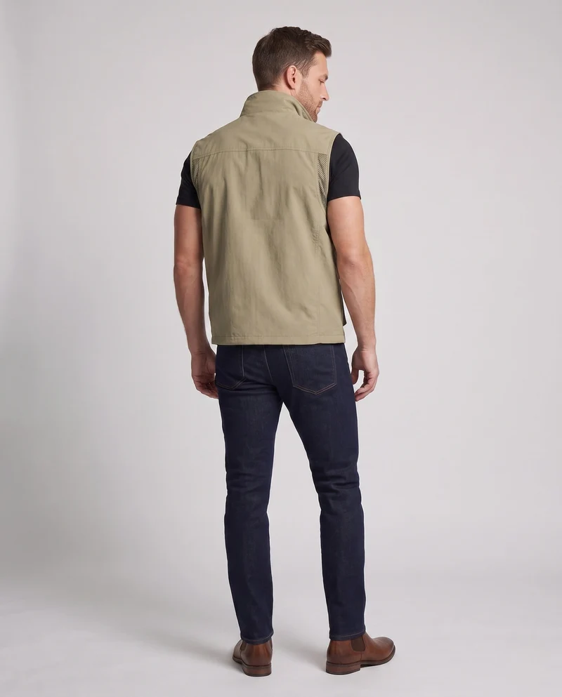 Herren isolierte Utility-Weste mit warmem Fleece-Futter und multifunktionalen Taschen Nord Taschen