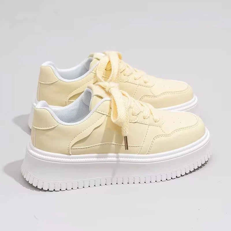 Damen bequeme Sneakers mit dicker Plattform und komfortabler Dämpfung Nord Taschen