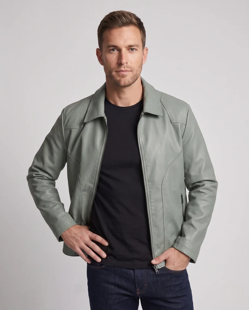 Herren Elegante Skinnjacke Nord Taschen