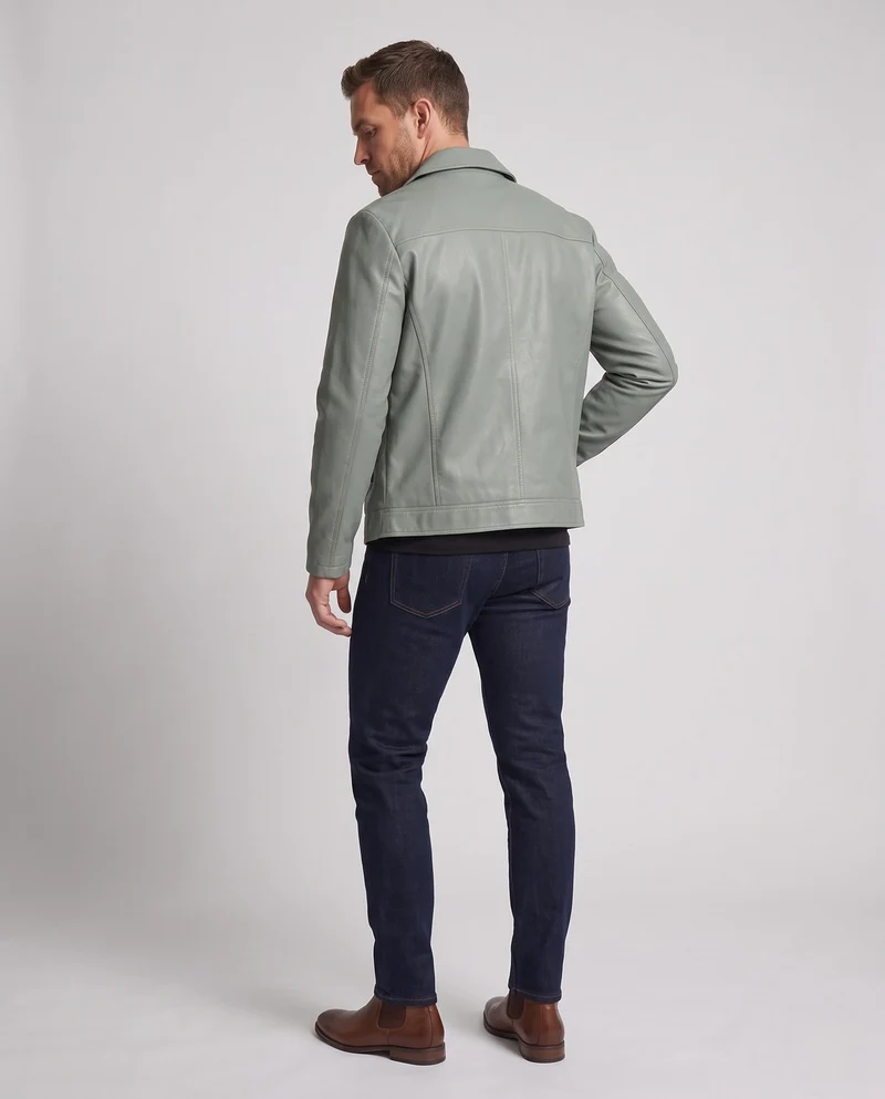 Herren Elegante Skinnjacke Nord Taschen
